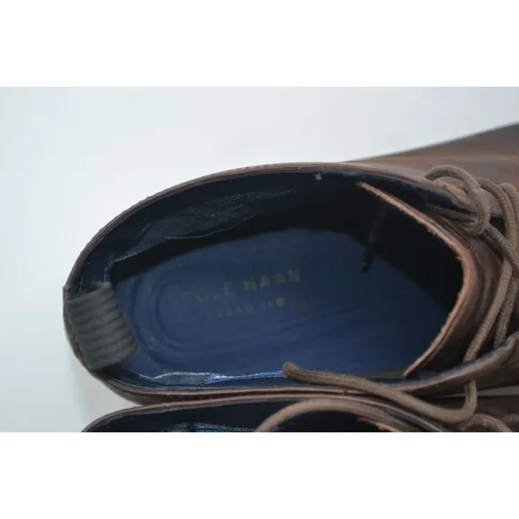 Cole Haan Men's Wagner Grand Apron Chukka C28633 Boot‎ - Java Leather Size 9.5 M