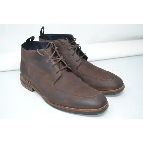 Cole Haan Men's Wagner Grand Apron Chukka C28633 Boot‎ - Java Leather Size 9.5 M
