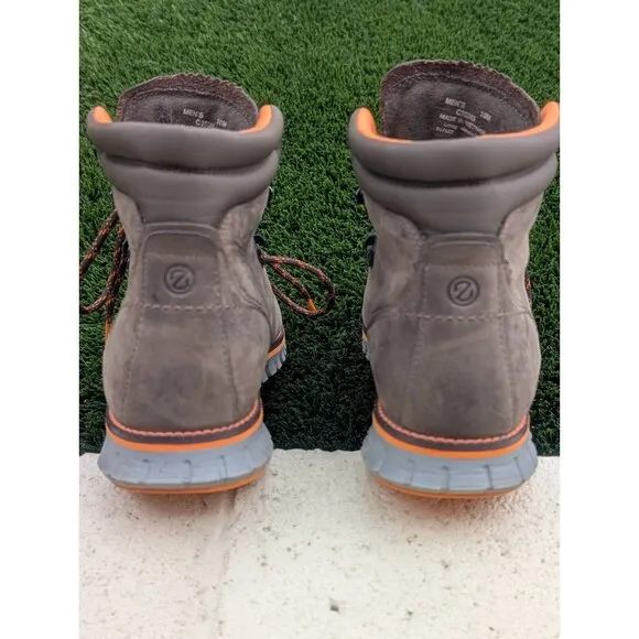 Cole Haan Men's ZERØGRAND Waterproof Hiker Boot Style C35245 Size 10 Brown