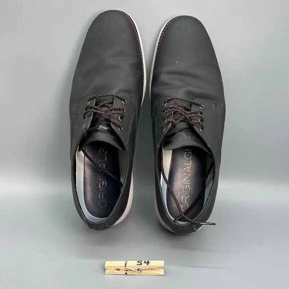 Cole Haan Original Grand Plain Toe Oxford Mens 11.5 Dress Shoe Matte Black Lace