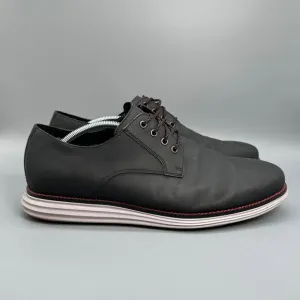 Cole Haan Original Grand Plain Toe Oxford Mens 11.5 Dress Shoe Matte Black Lace