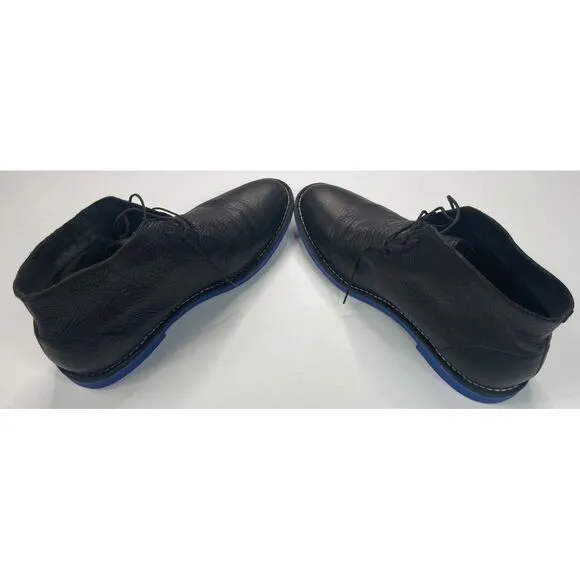 Cole Haan‎ Paul Eva Chukka II Men s Black Tumbled Blue Bottoms Size 13M