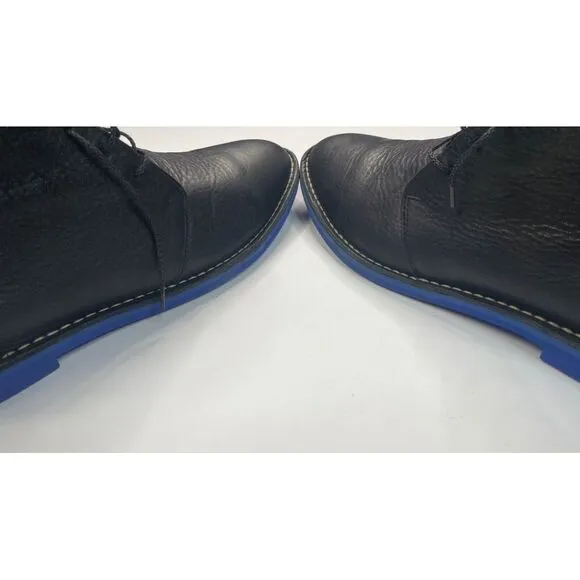 Cole Haan‎ Paul Eva Chukka II Men s Black Tumbled Blue Bottoms Size 13M