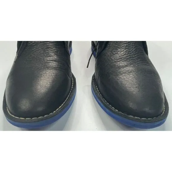 Cole Haan‎ Paul Eva Chukka II Men s Black Tumbled Blue Bottoms Size 13M