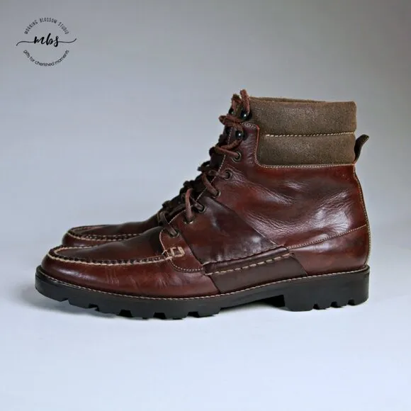 Cole Haan Truman Lace Up Boots Brown Men 11.5