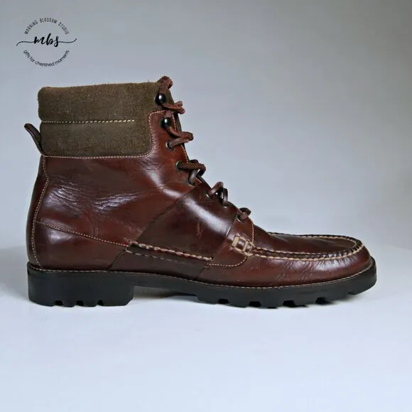 Cole Haan Truman Lace Up Boots Brown Men 11.5