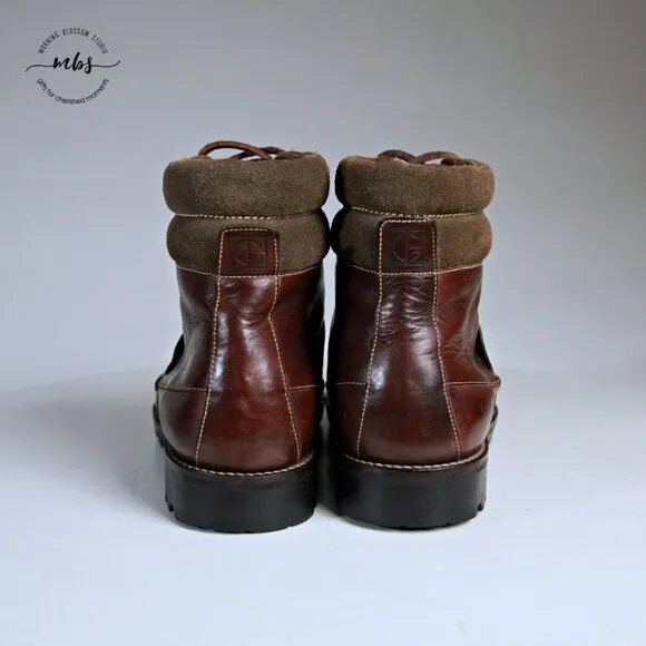 Cole Haan Truman Lace Up Boots Brown Men 11.5