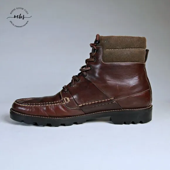 Cole Haan Truman Lace Up Boots Brown Men 11.5
