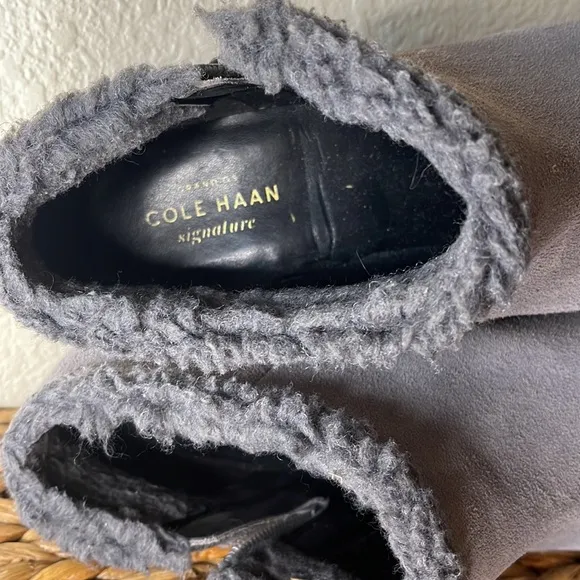 COLE HAAN | WATERPROOF SUEDE | LOW WEDGE SHOES