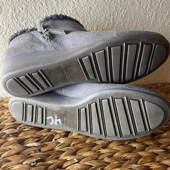 COLE HAAN | WATERPROOF SUEDE | LOW WEDGE SHOES