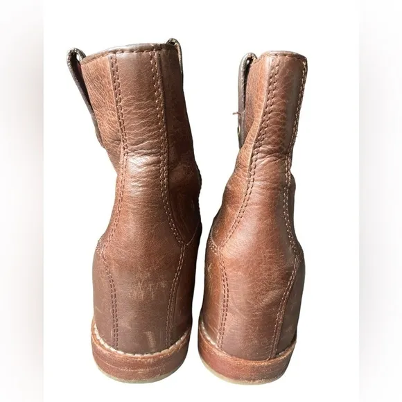 Cole Haan Women Zillie Boots Zinfandel Leather size 6.5B