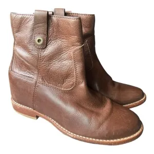 Cole Haan Women Zillie Boots Zinfandel Leather size 6.5B