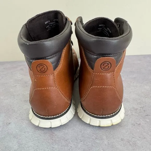 Cole Haan ZEROGRAND Boots Men's Size 10.5 M 207902 Woodbury Brown Outdoor Hiking