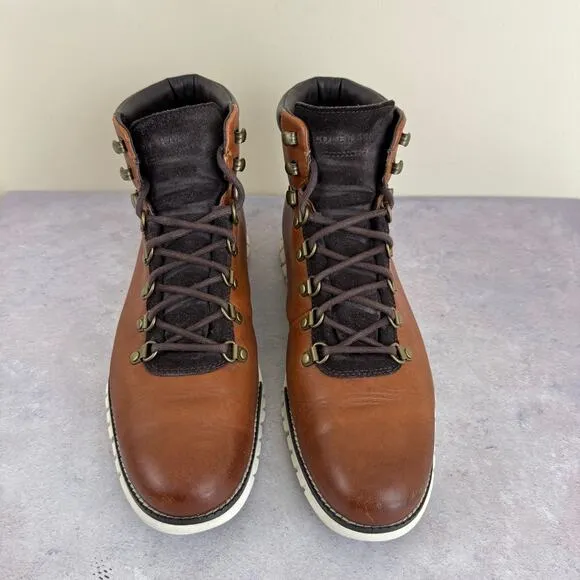 Cole Haan ZEROGRAND Boots Men's Size 10.5 M 207902 Woodbury Brown Outdoor Hiking