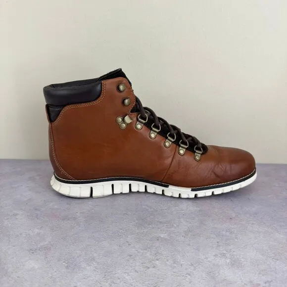 Cole Haan ZEROGRAND Boots Men's Size 10.5 M 207902 Woodbury Brown Outdoor Hiking