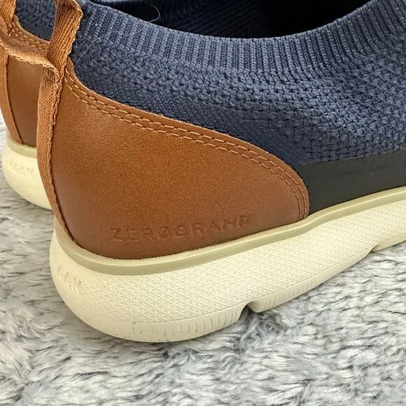 Cole Haan Zerogrand Omni Lace Up Sneaker Blue Brown Casual Shoes Men's Size 13
