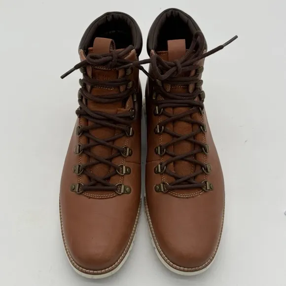 Cole Haan ZeroGrand Water Resistant Hiker Boots Woodbury Brown C25555 Mens 10.5