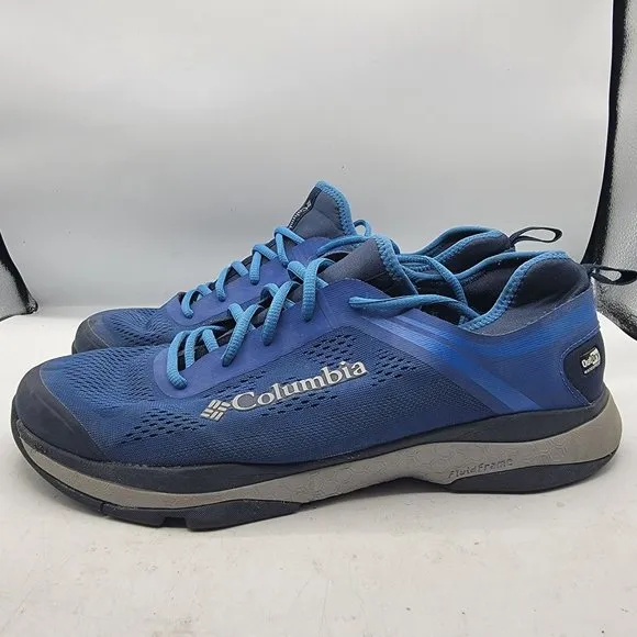 Columbia ATS 38 Lace OutDry Mens Size 10.5 Blue Fluidframe Outdoor Shoes