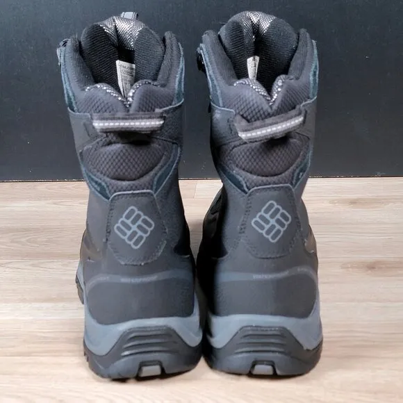 Columbia Bugaboot Plus II XTM Boots Mens Size 10 Black Gray Omni-Heat 200 Gram