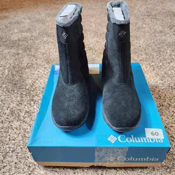 Columbia Ice Maiden Slip III Women’s Waterproof BlackInsulated Snow Boots Size 7