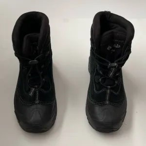 COLUMBIA Mens Black Suede water resistant Winter Boots size 6