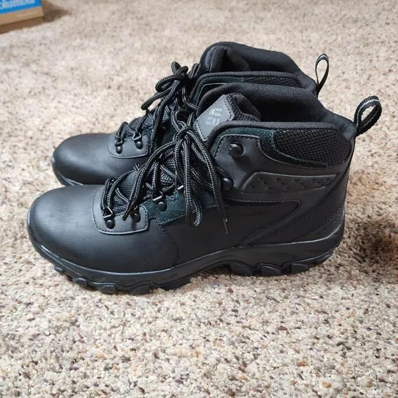 Columbia Newton Ridge Plus II Waterproof Men's 12 Black Hiking Boots