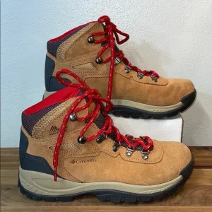 Columbia Newton’s Ridge Plus Amped Hiking Camping Boot Waterproof Sz 7 Lace Tie