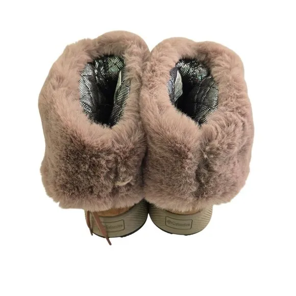 Columbia Slopeside Village Tan Suede Lace Up Insulated Waterproof Size 10