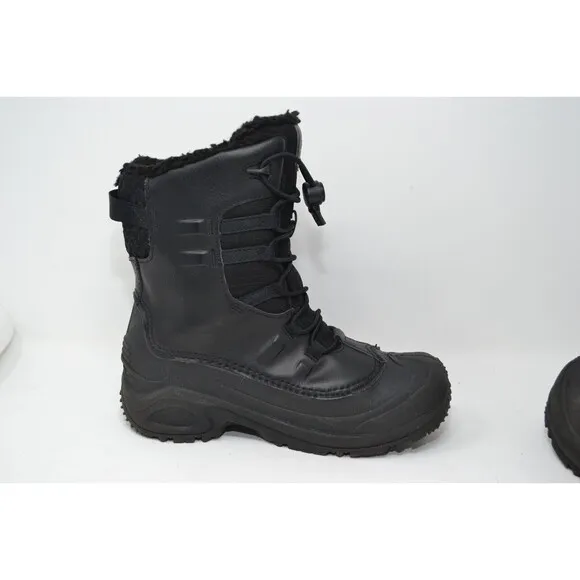 Columbia Waterproof Boots Youth 5 Bugaboot Celsius Black‎ Lace Up BY4430-010