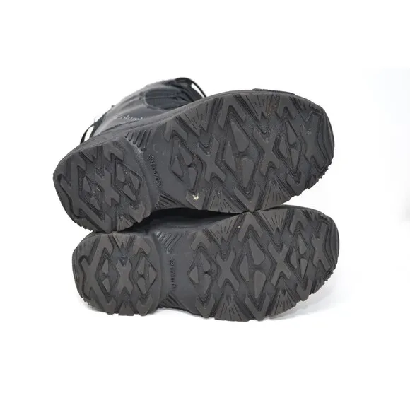 Columbia Waterproof Boots Youth 5 Bugaboot Celsius Black‎ Lace Up BY4430-010