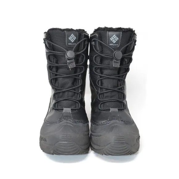 Columbia Waterproof‎ Boots Youth 5 Bugaboot Celsius Black Lace Up BY4430-010