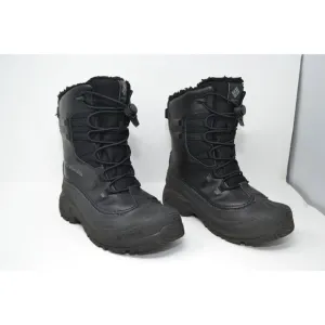 Columbia Waterproof Boots Youth 5 Bugaboot Celsius Black‎ Lace Up BY4430-010