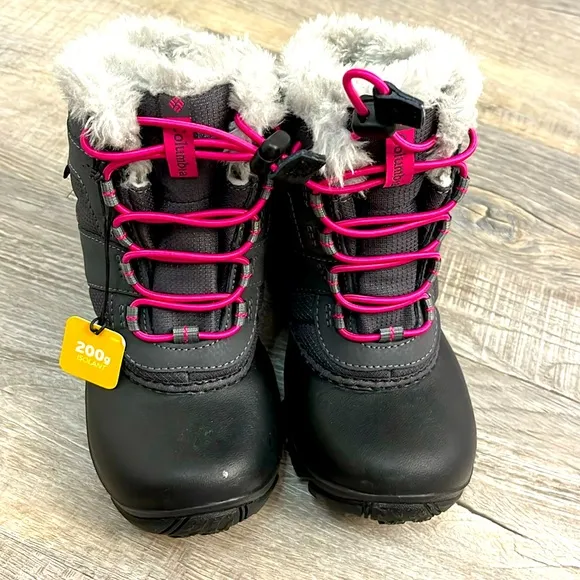 Columbia Waterproof Thinsilated Winter Boots, Toddler Girl Size 12