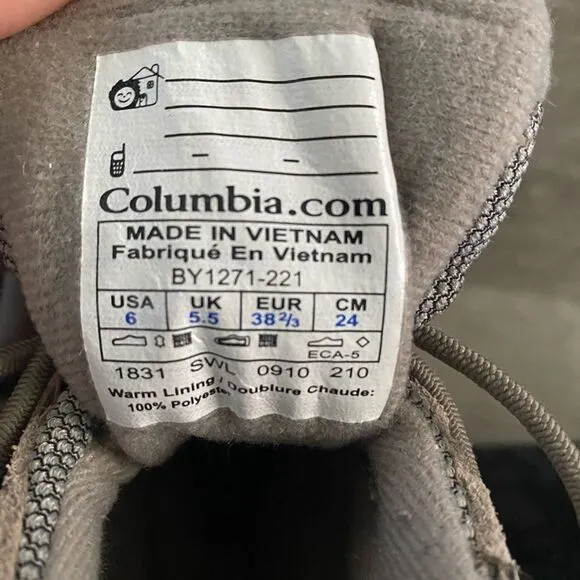 Columbia | Waterproof Winter Boot | Size 6