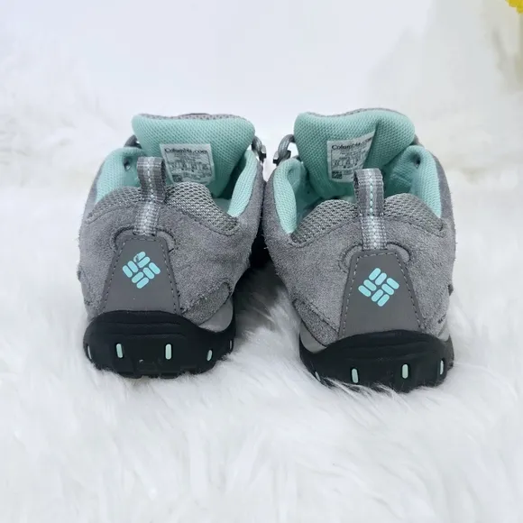 Columbia Womens Sz 8.5 Access Point II Hiking Shoes Waterproof YL5379-036 Gray