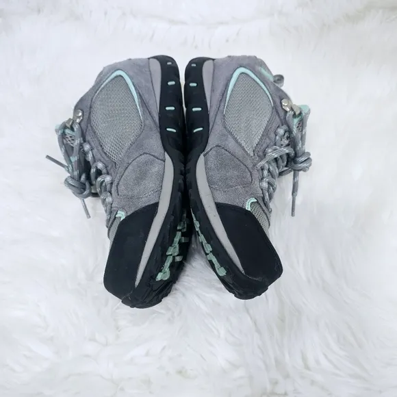 Columbia Womens Sz 8.5 Access Point II Hiking Shoes Waterproof YL5379-036 Gray