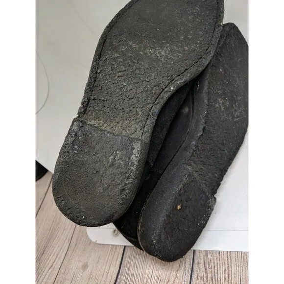 Common Projects Suede Chelsea Boots Navy Blue/ Black Men's Size 40 FLAW FLAW