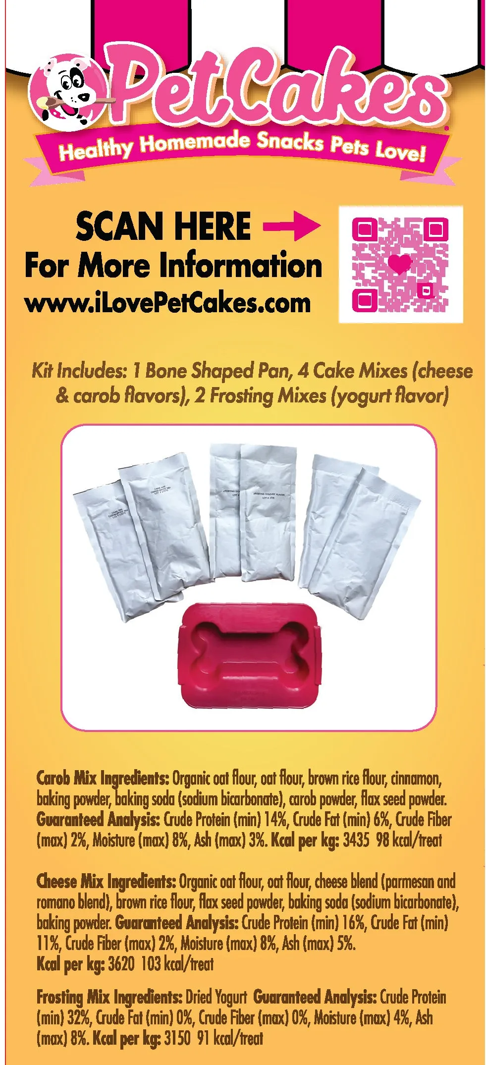 Complete Baking Box for Dogs - 4 Cakes