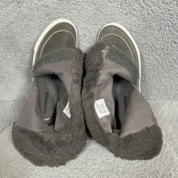 Converse All Star CT Beverly Womens Size 7 Gray Mid Calf Winter Boots 525941C