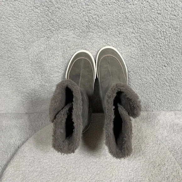 Converse All Star CT Beverly Womens Size 7 Gray Mid Calf Winter Boots 525941C