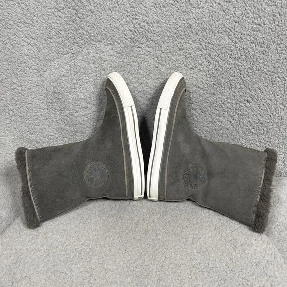 Converse All Star CT Beverly Womens Size 7 Gray Mid Calf Winter Boots 525941C