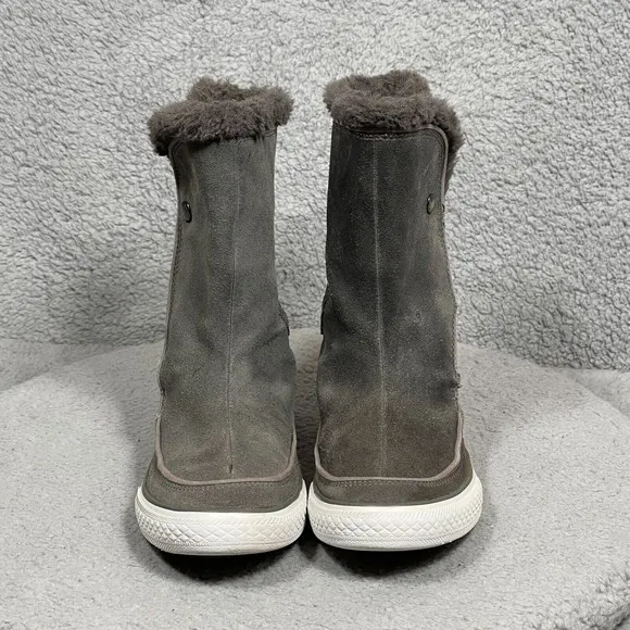 Converse All Star CT Beverly Womens Size 7 Gray Mid Calf Winter Boots 525941C