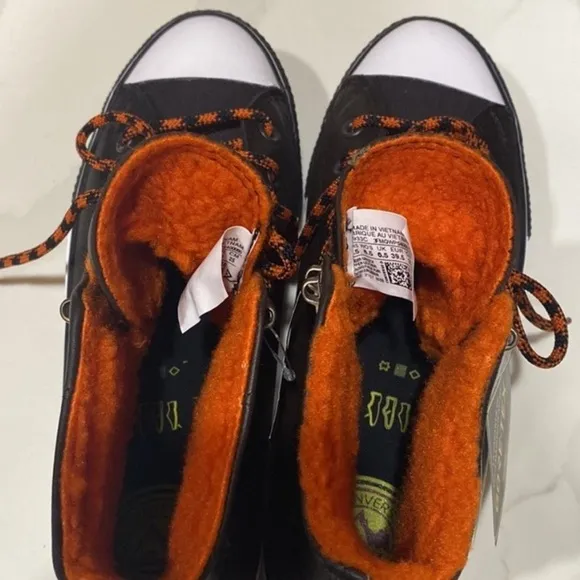 Converse Chuck Taylor AS Winter Gore-Tex Shoes Men’s 6.5 Leather Faux Fur Lined