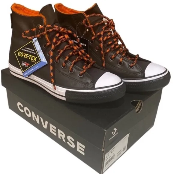 Converse Chuck Taylor AS Winter Gore-Tex Shoes Men’s 6.5 Leather Faux Fur Lined