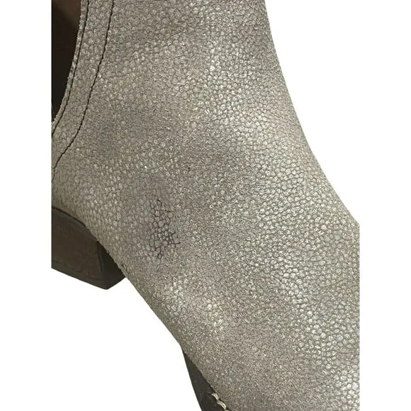 Corky's Girl &quot;Depo&quot; Taupe Cutout Leather Ankle Boots Size 8