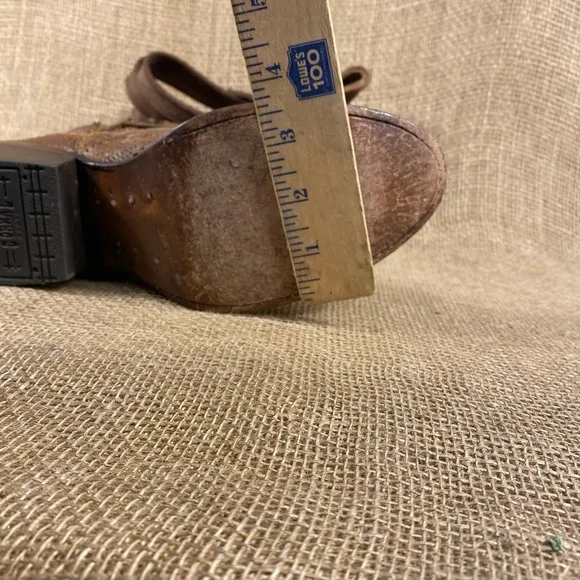 Corral Cowboy Boot Western Harness Brown Soft Leather Pointed Toe WomenSz 6.5M