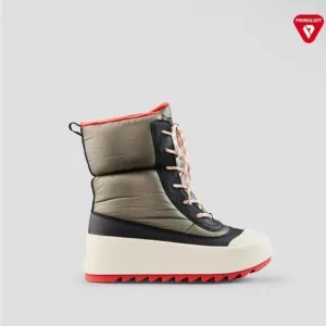 Cougar Black and Cream Winter Rain Boots with Durable Sole