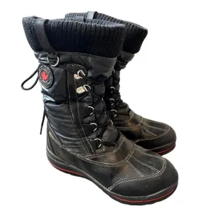 Cougar Canada Women's 8 Storm Como Winter Snow Boot Waterproof Shoes Tall Black