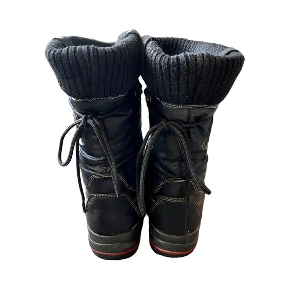 Cougar Canada Women's 8 Storm Como Winter Snow Boot Waterproof Shoes Tall Black