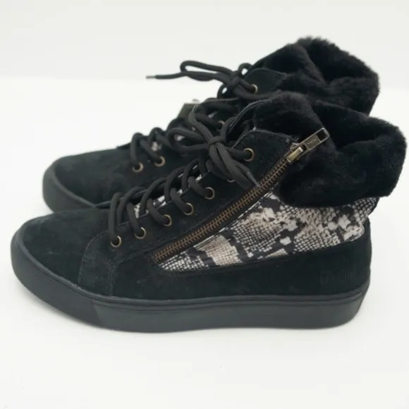 Cougar. Dublin Snake Faux Fur Winter Boots.